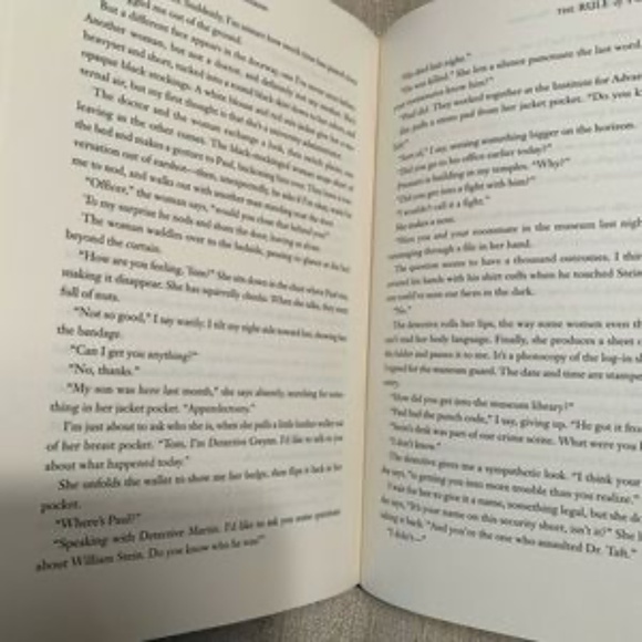 The Rule of Four by Dustin Thomason (Hardcover) Book Reading Library School - Picture 3 of 6